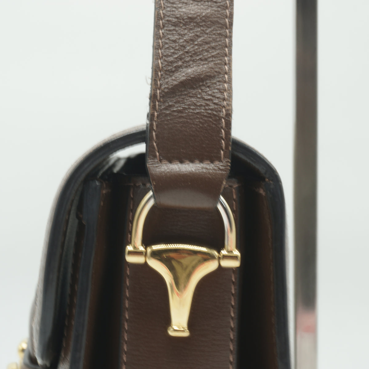 Gucci Horsebit 1995 Brown Trims Medium GHW
