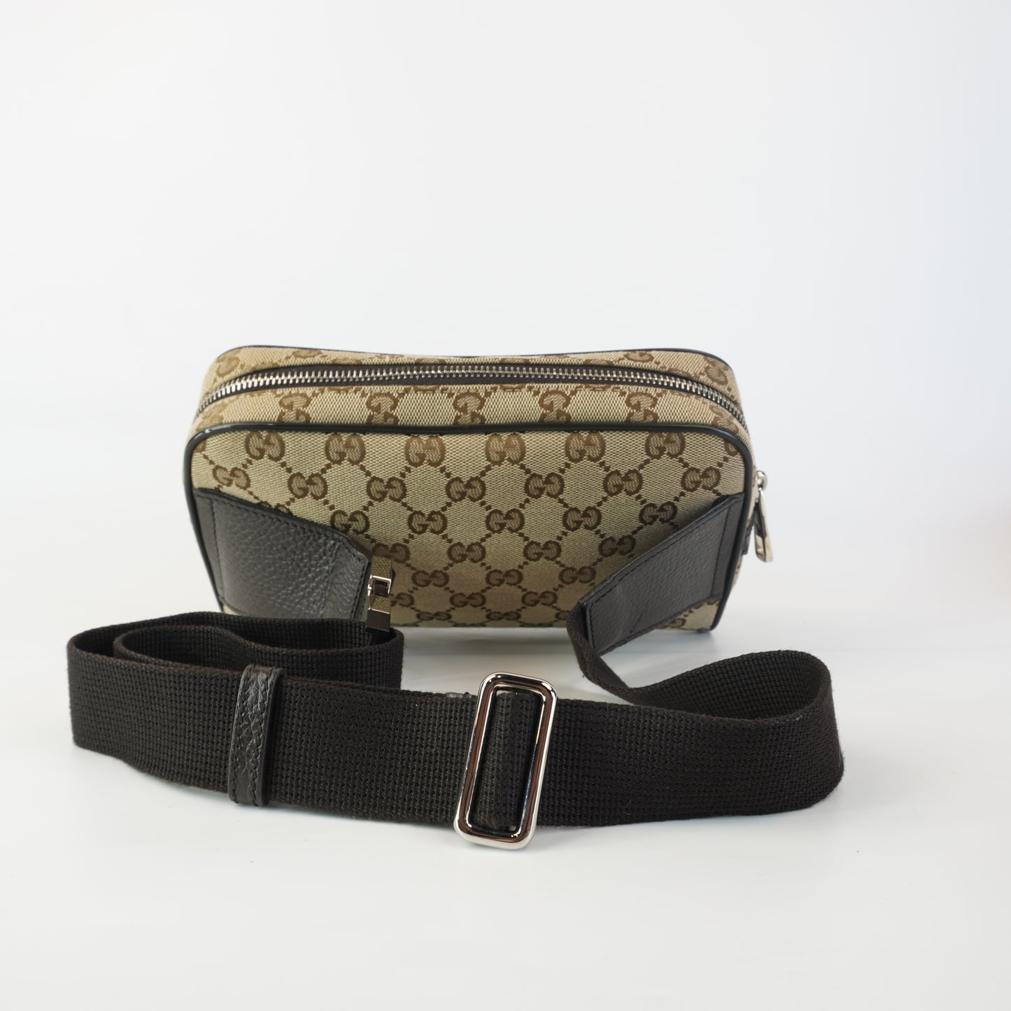 Gucci GG Canvas Belt Bag  Ebony