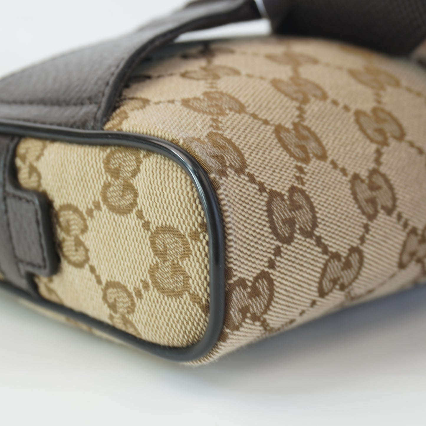 Gucci GG Canvas Belt Bag  Ebony
