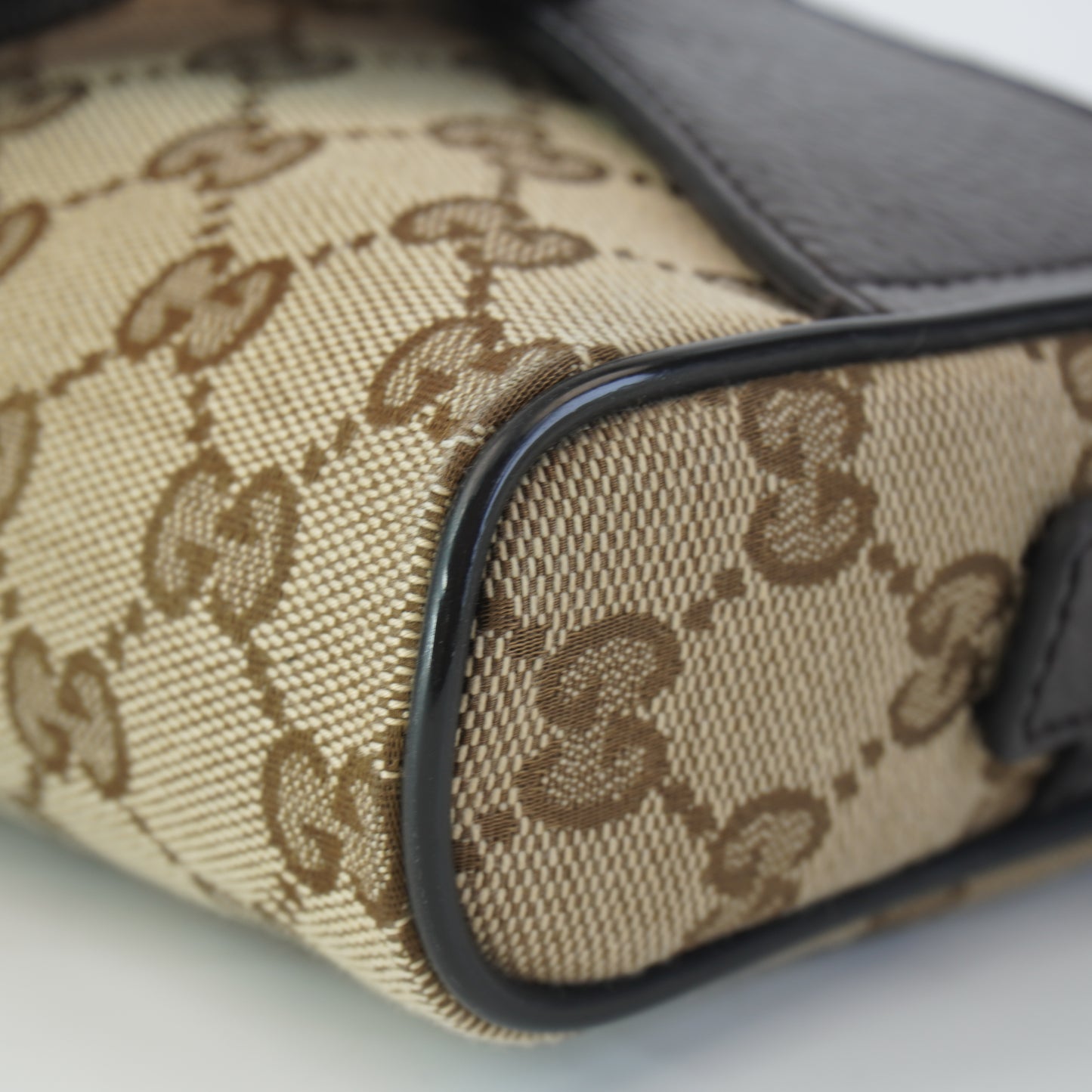 Gucci GG Canvas Belt Bag  Ebony