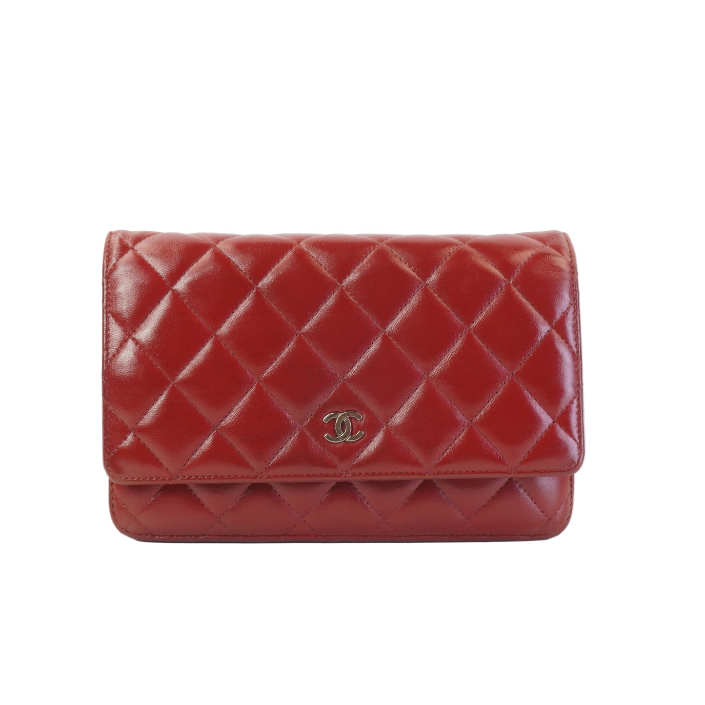 Chanel Woc Red Lambskin SHW