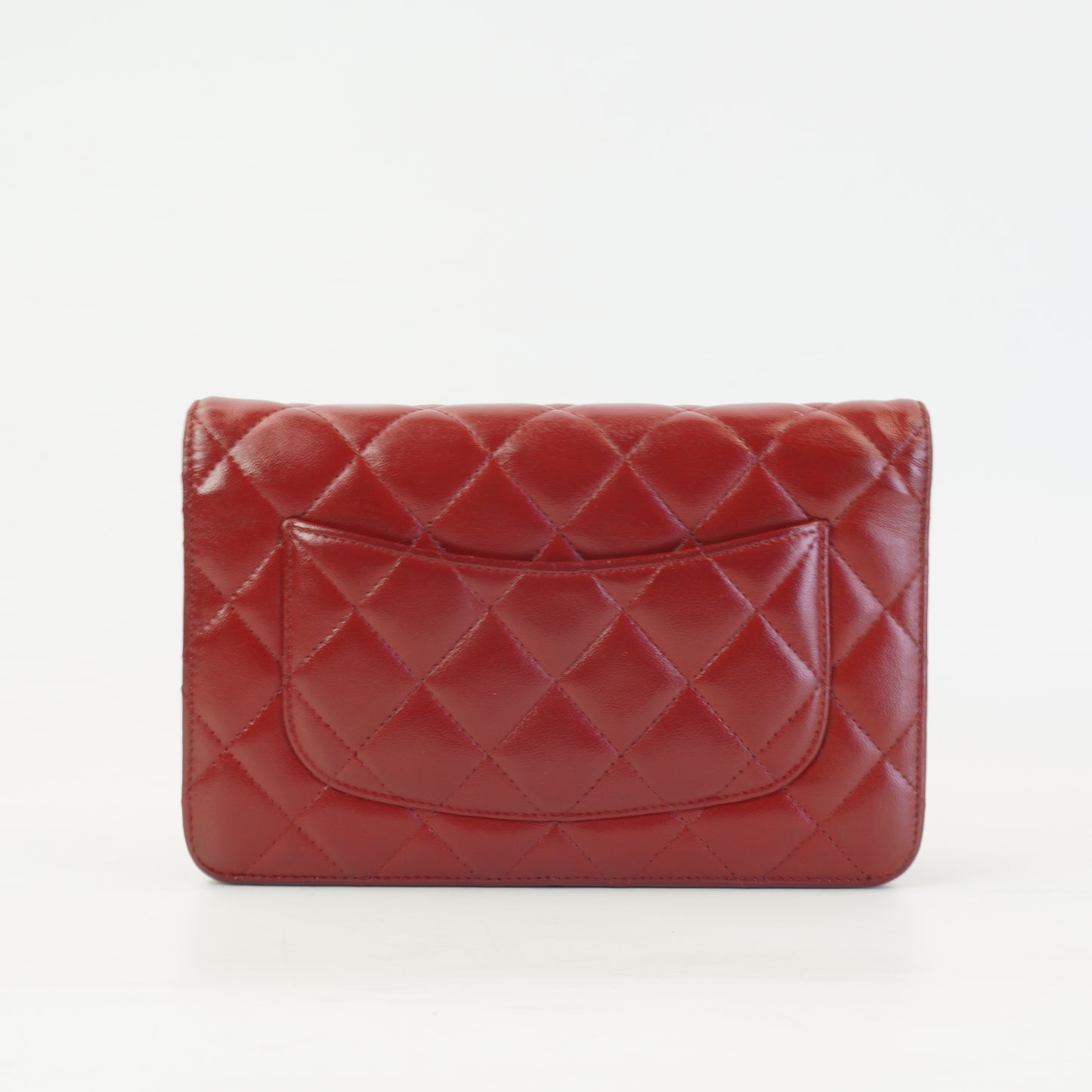 Chanel Woc Red Lambskin SHW
