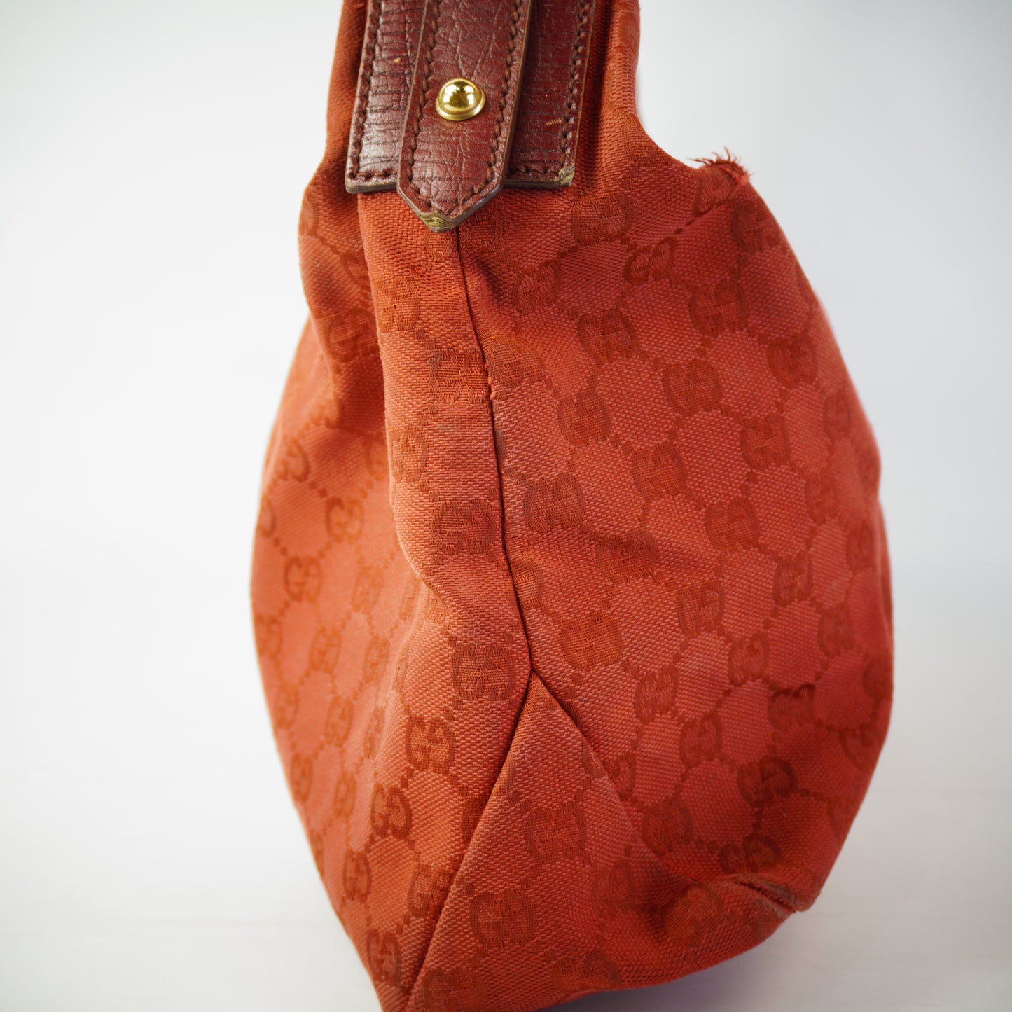 Gucci GG Canvas Medium Horsebit Hobo