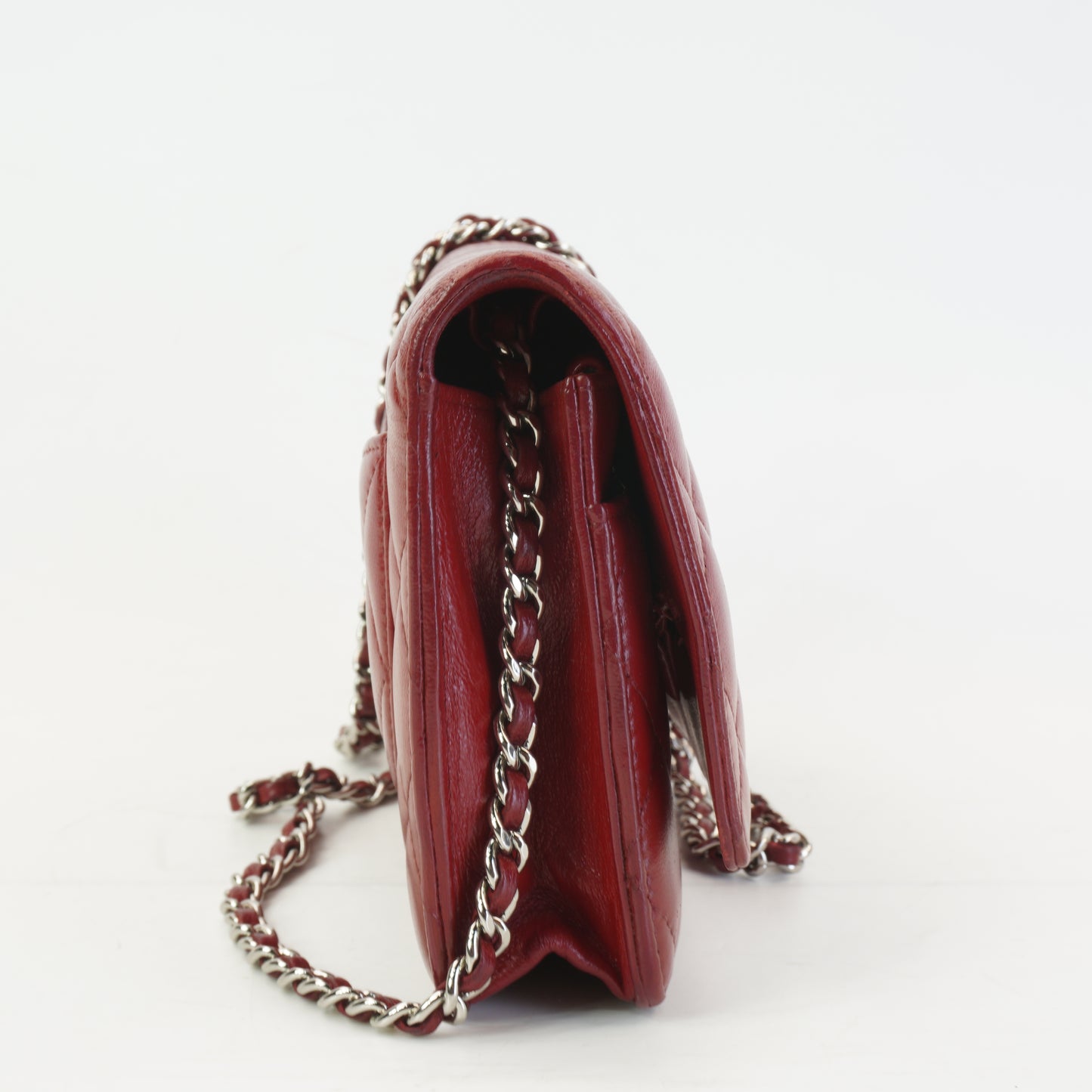 Chanel Woc Red Lambskin SHW