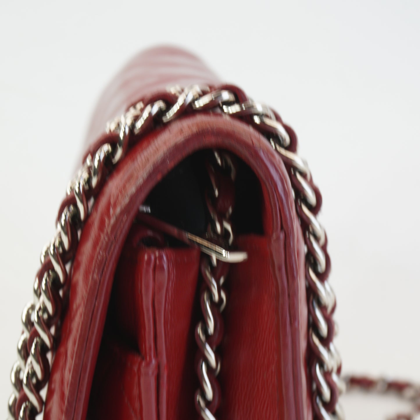 Chanel Woc Red Lambskin SHW