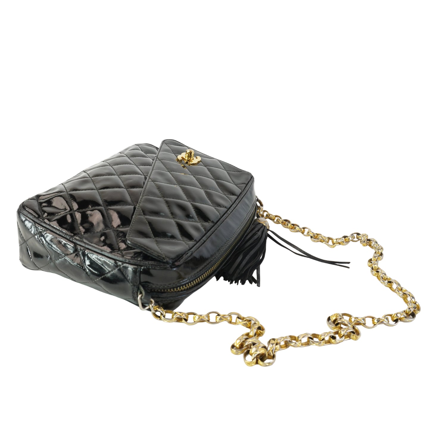 Chanel Patent Camera Bag