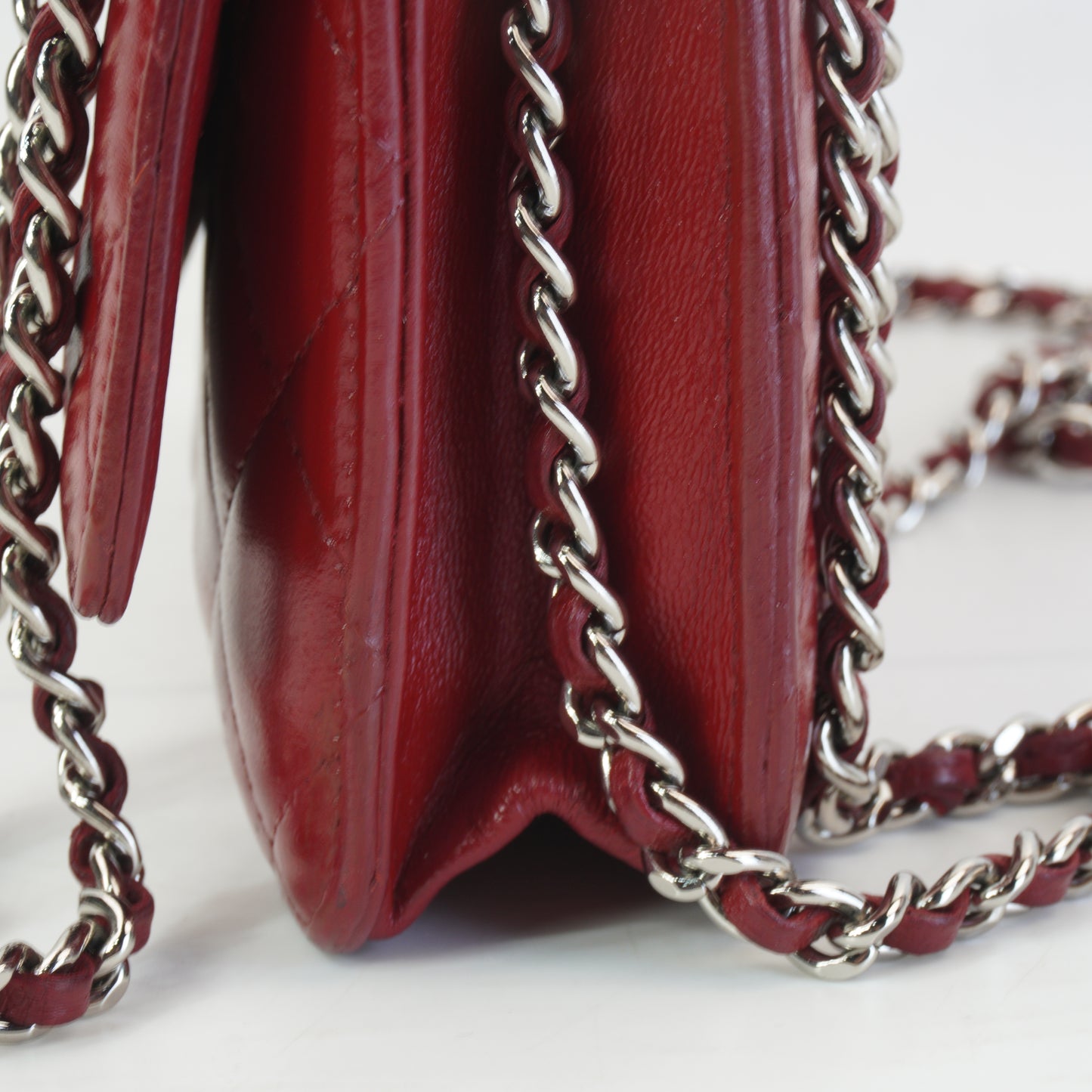 Chanel Woc Red Lambskin SHW