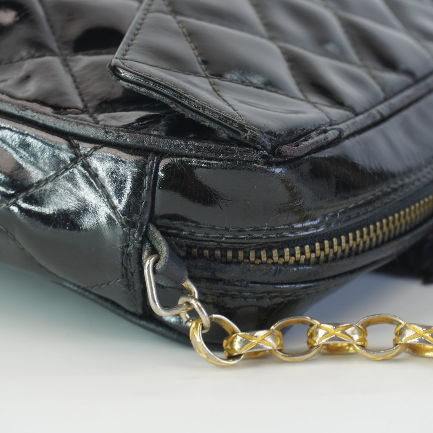Chanel Patent Camera Bag