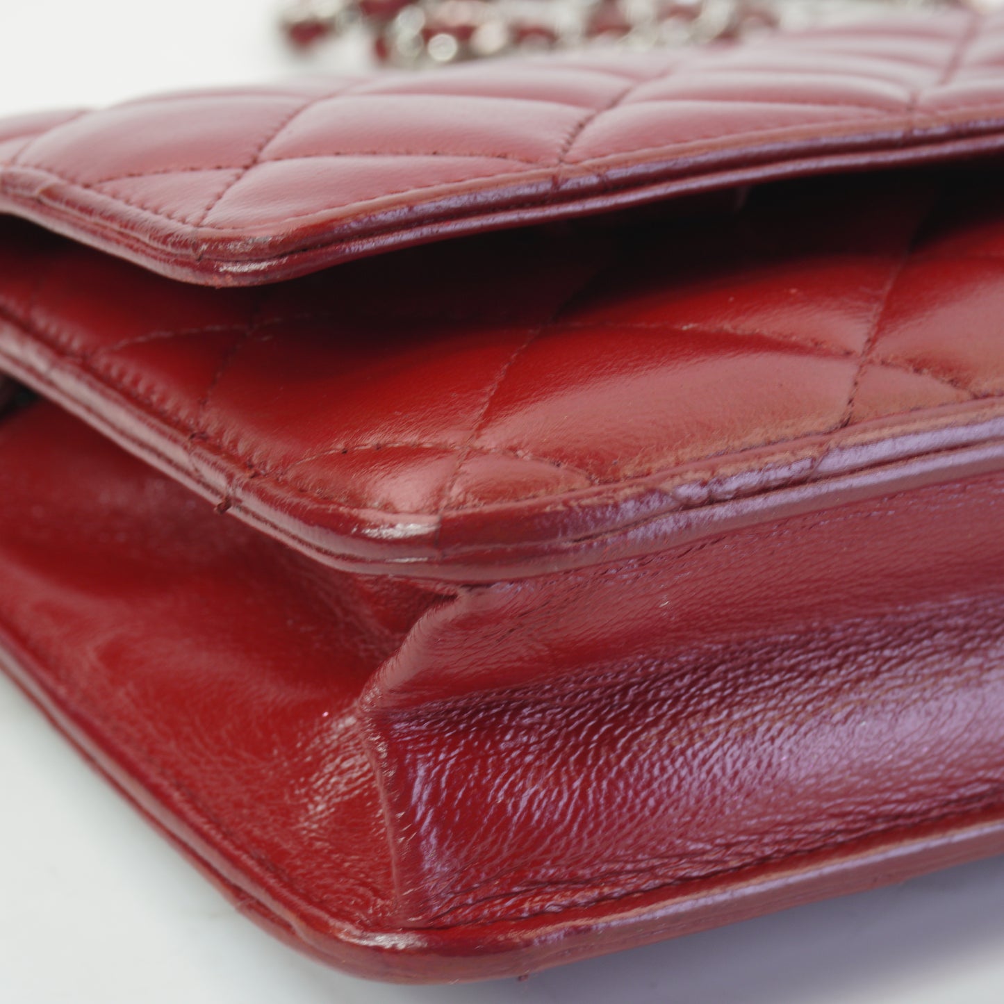 Chanel Woc Red Lambskin SHW