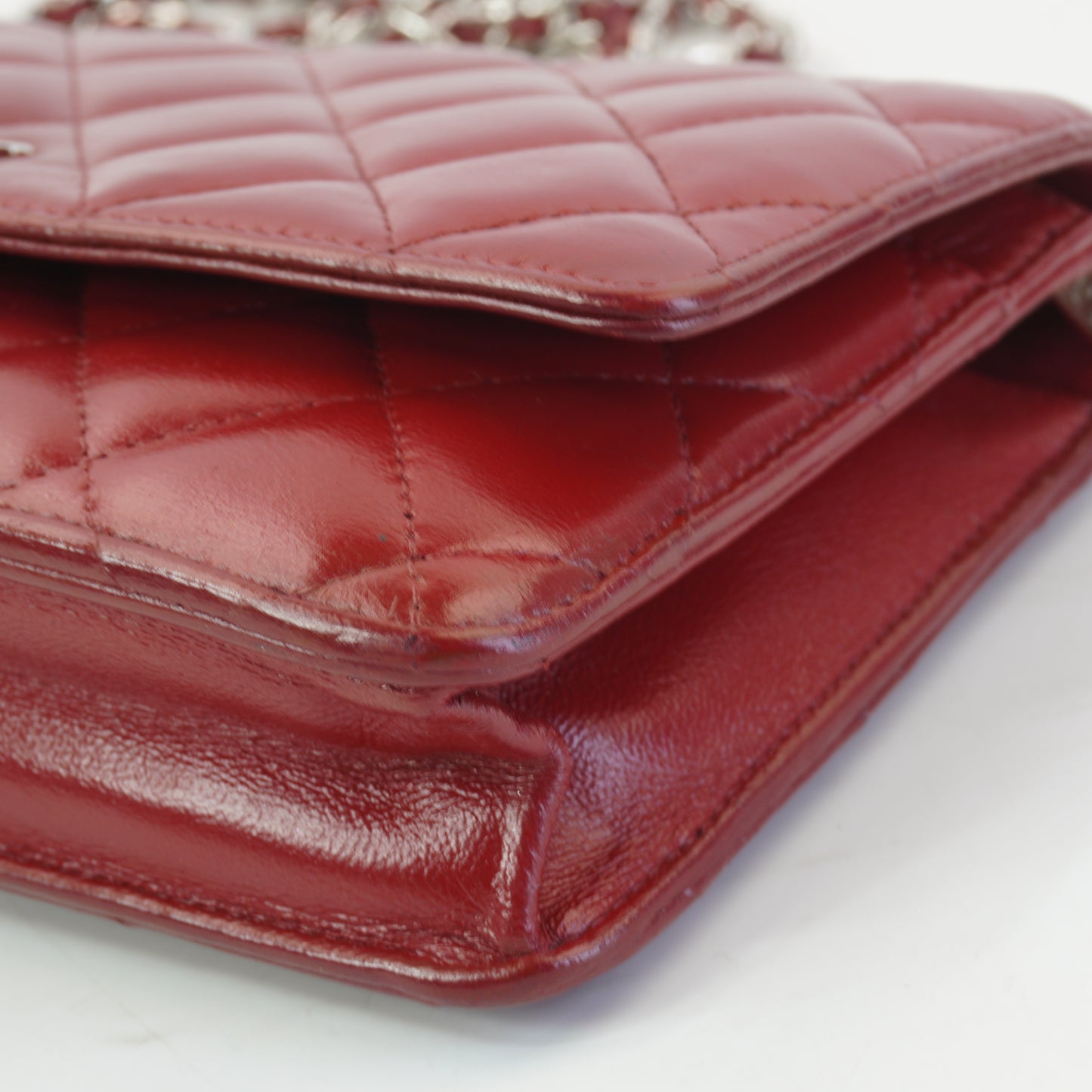 Chanel Woc Red Lambskin SHW