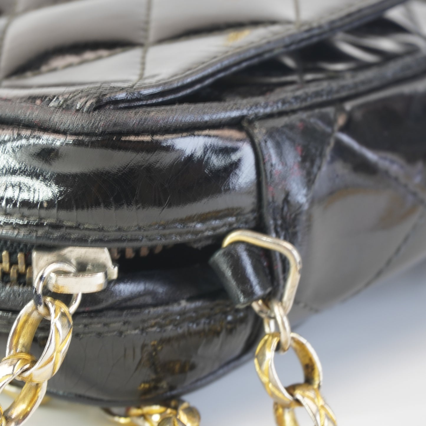 Chanel Patent Camera Bag
