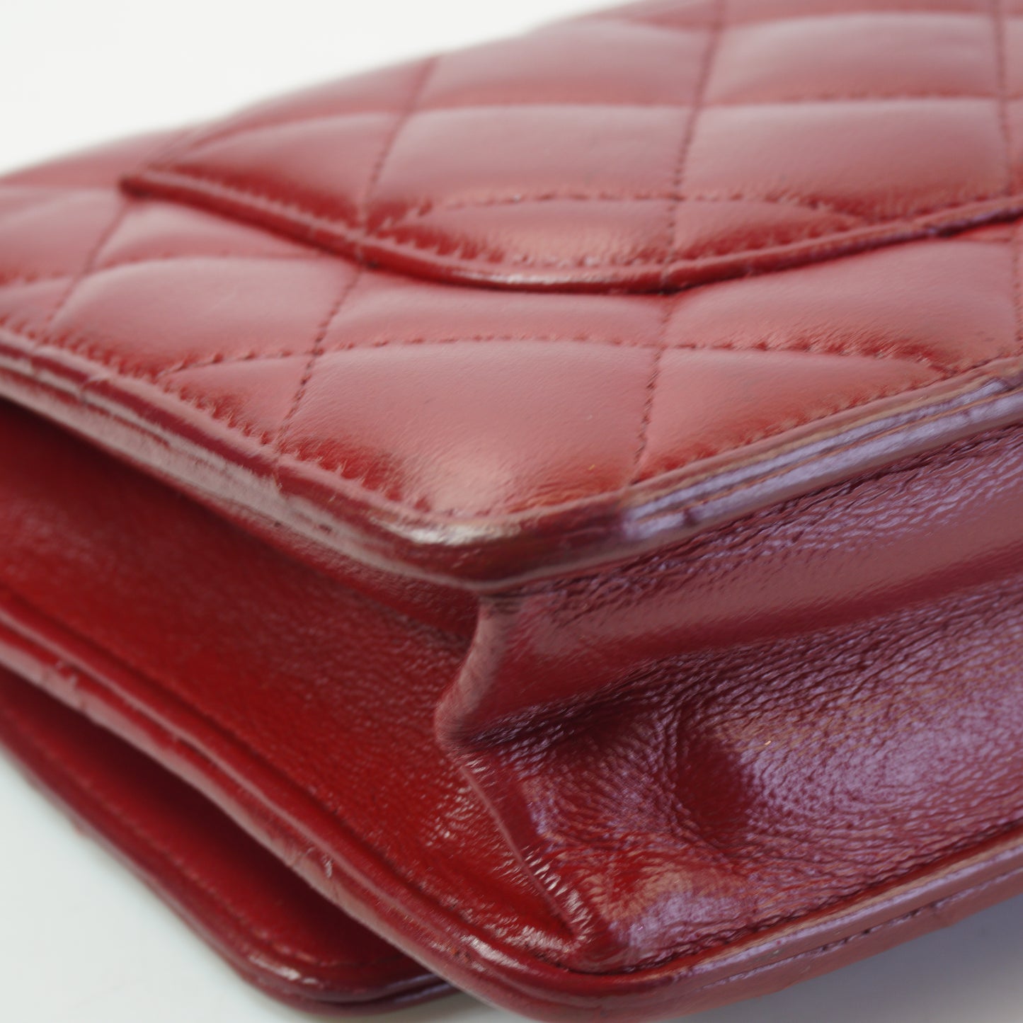 Chanel Woc Red Lambskin SHW