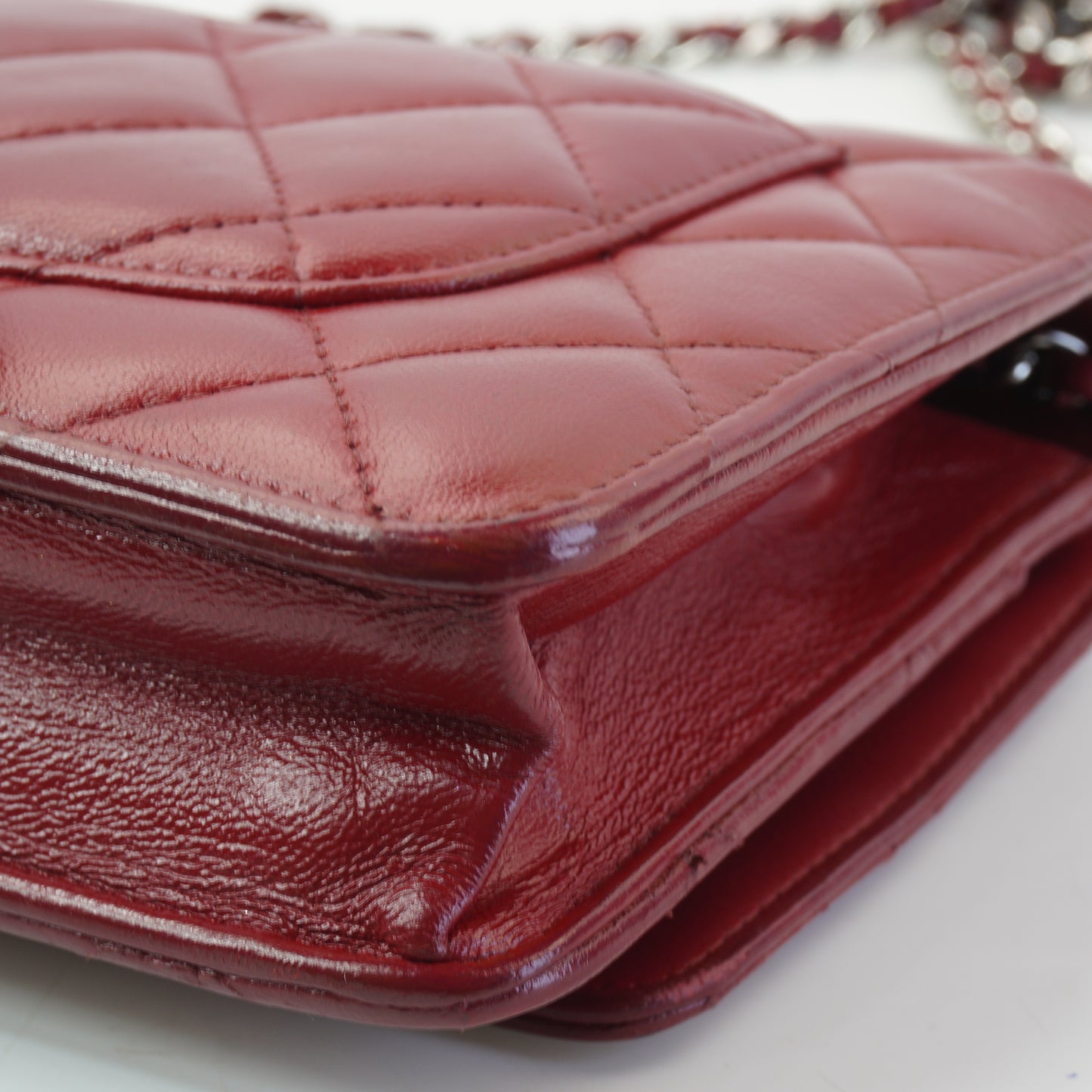Chanel Woc Red Lambskin SHW