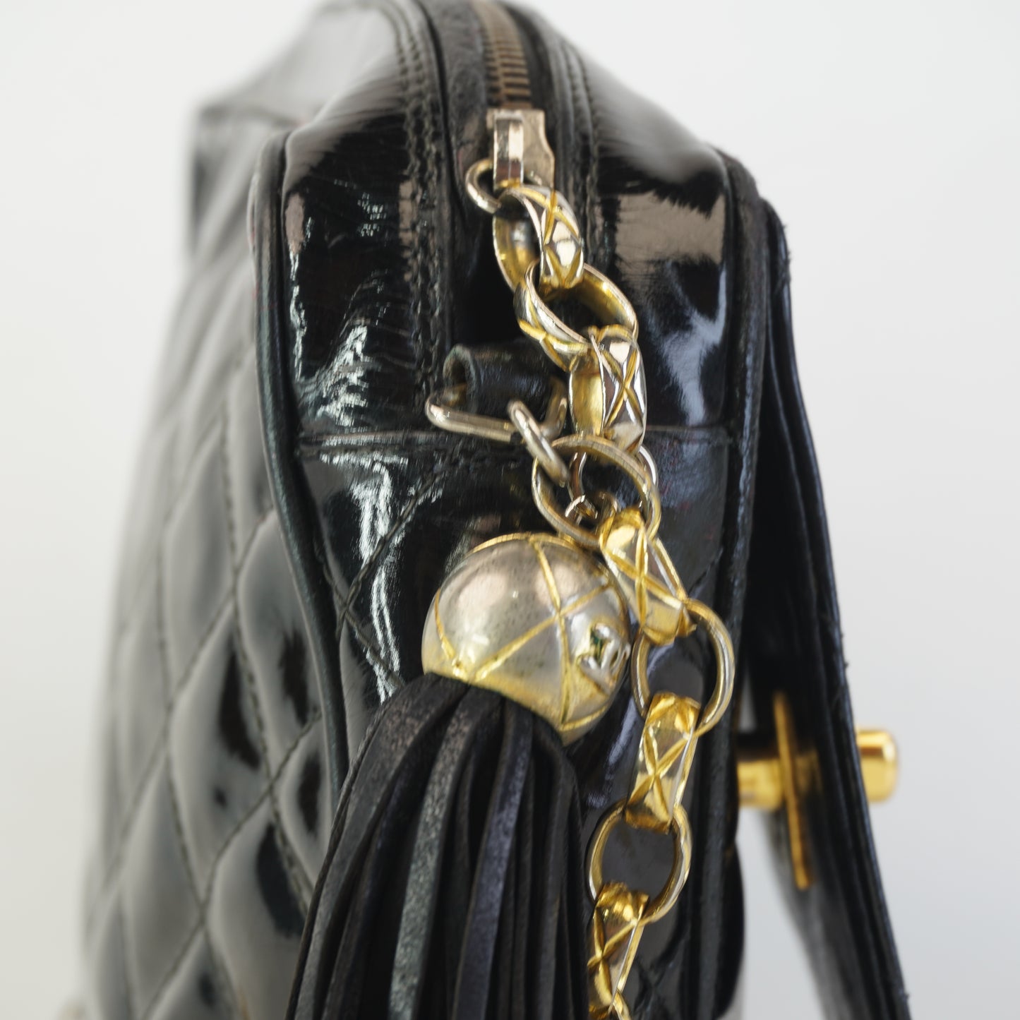 Chanel Patent Camera Bag