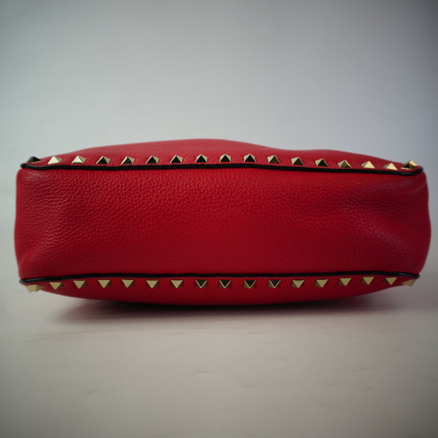 Valentino Hobo Rockstud Fuschia Pink