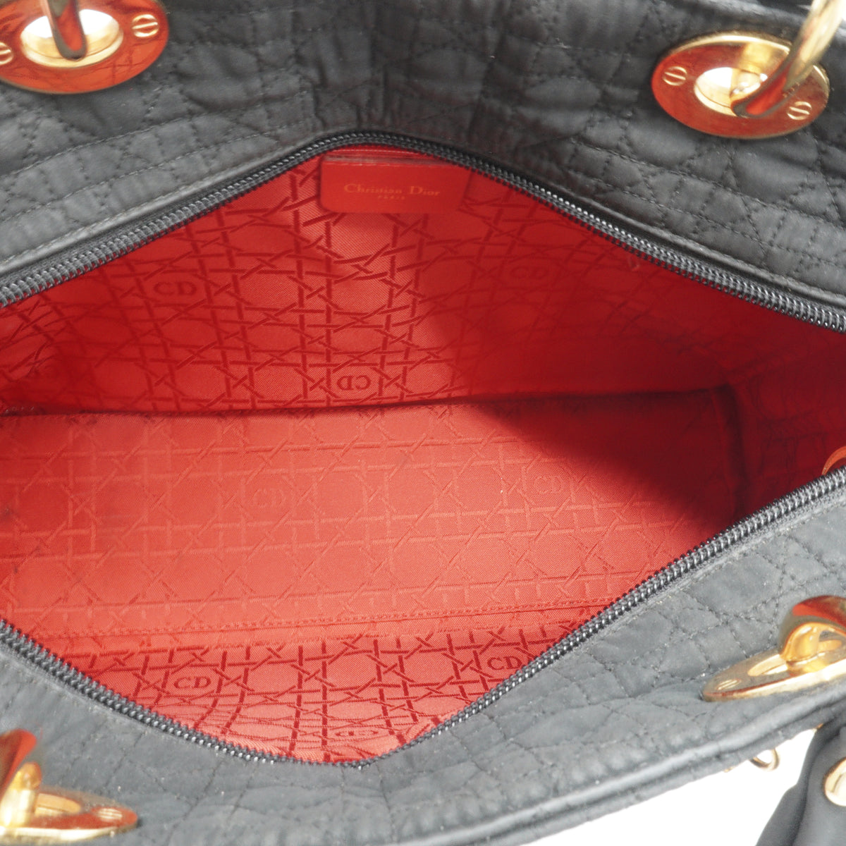 Dior	Lady Dior Bag Medium Cannage Black GHW