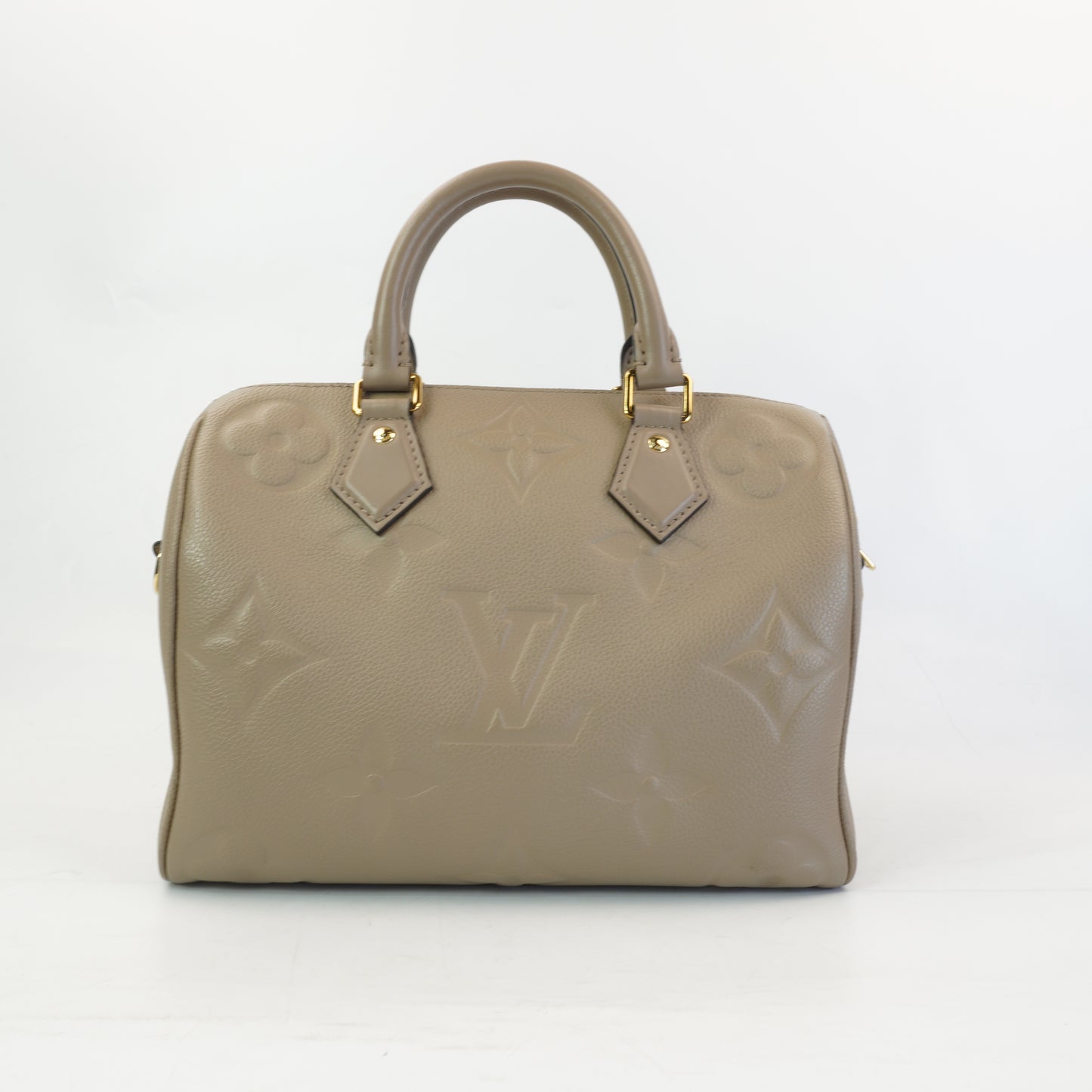 Louis Vuitton	Speedy Bandouliere Monogram Empaute Beige Medium GHW