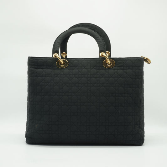 Dior	Lady Dior Bag Medium Cannage Black GHW
