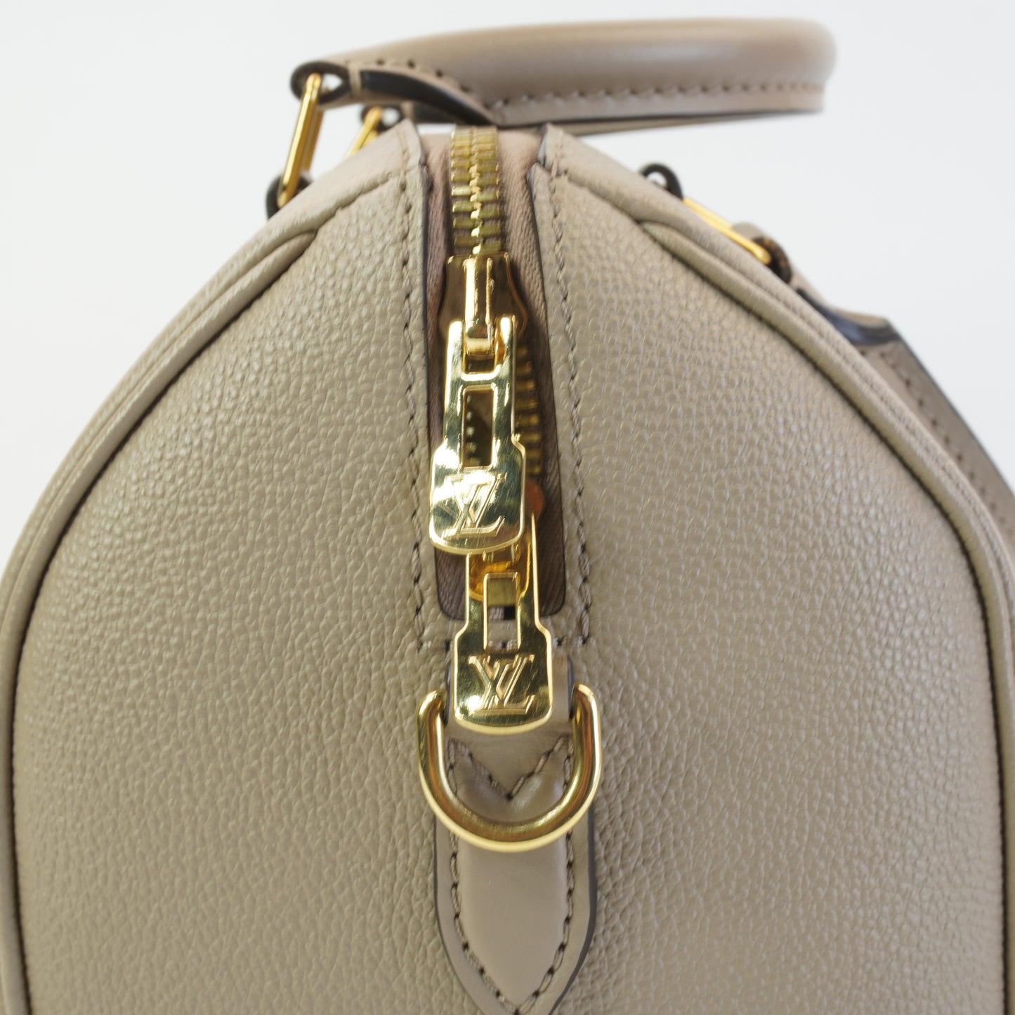 Louis Vuitton	Speedy Bandouliere Monogram Empaute Beige Medium GHW