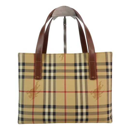 Burberry	Haymarket Check Tote Bag
