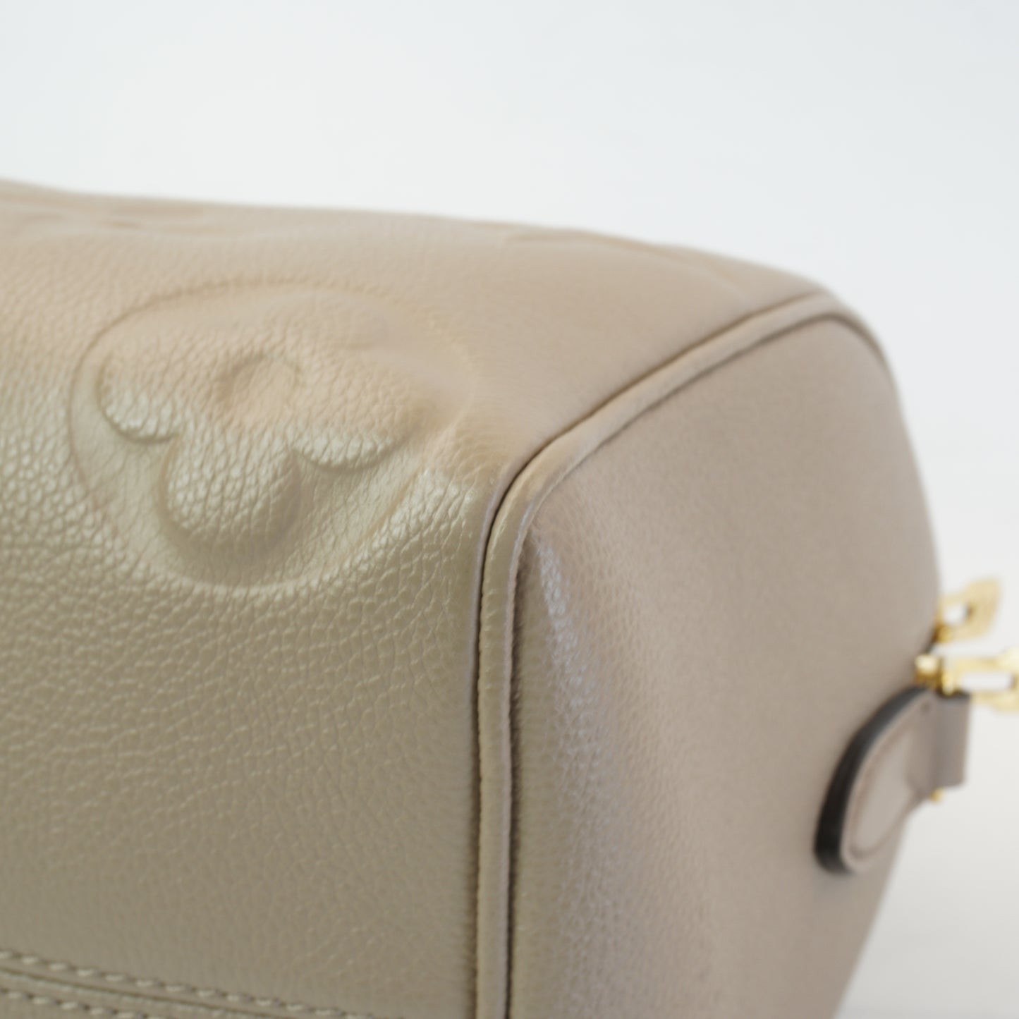 Louis Vuitton	Speedy Bandouliere Monogram Empaute Beige Medium GHW