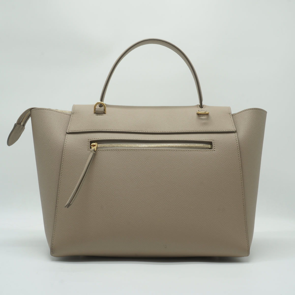 Celine	Grained Calfskin Belt Bag Small Beige GHW