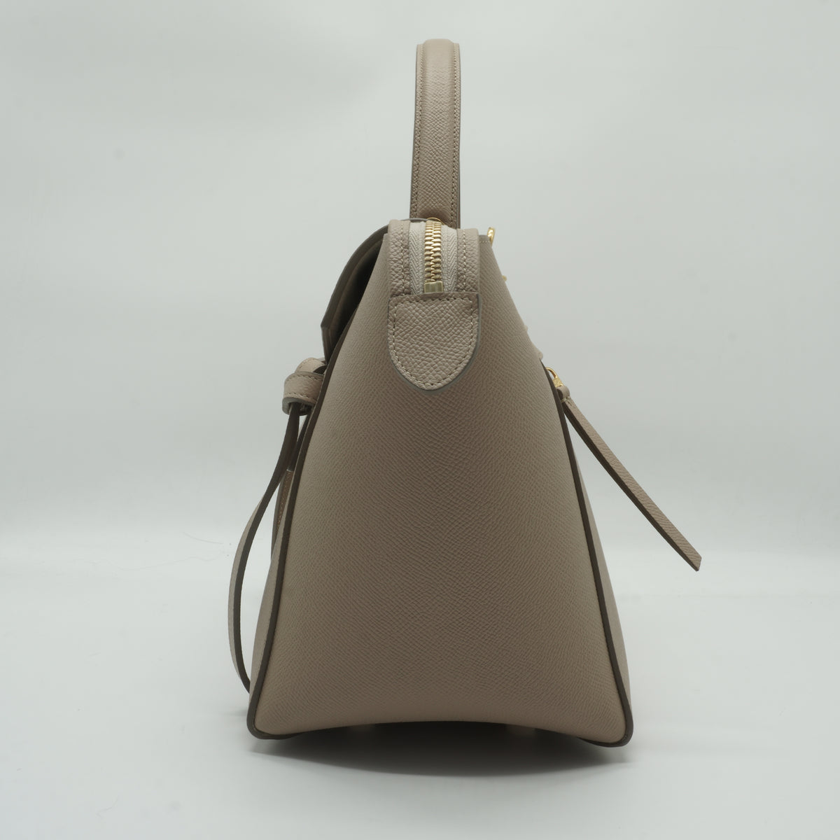Celine	Grained Calfskin Belt Bag Small Beige GHW