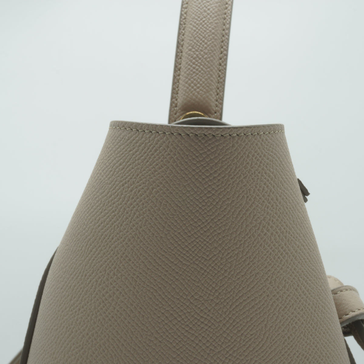 Celine	Grained Calfskin Belt Bag Small Beige GHW