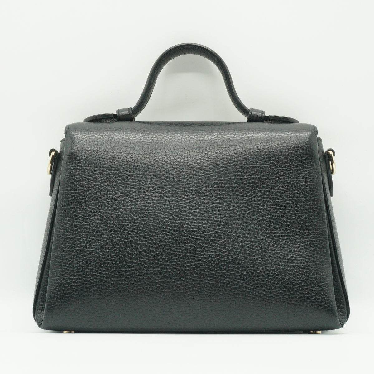 Gucci	GG Interlocking Top Handle Small Crossbody Black Bag SHW