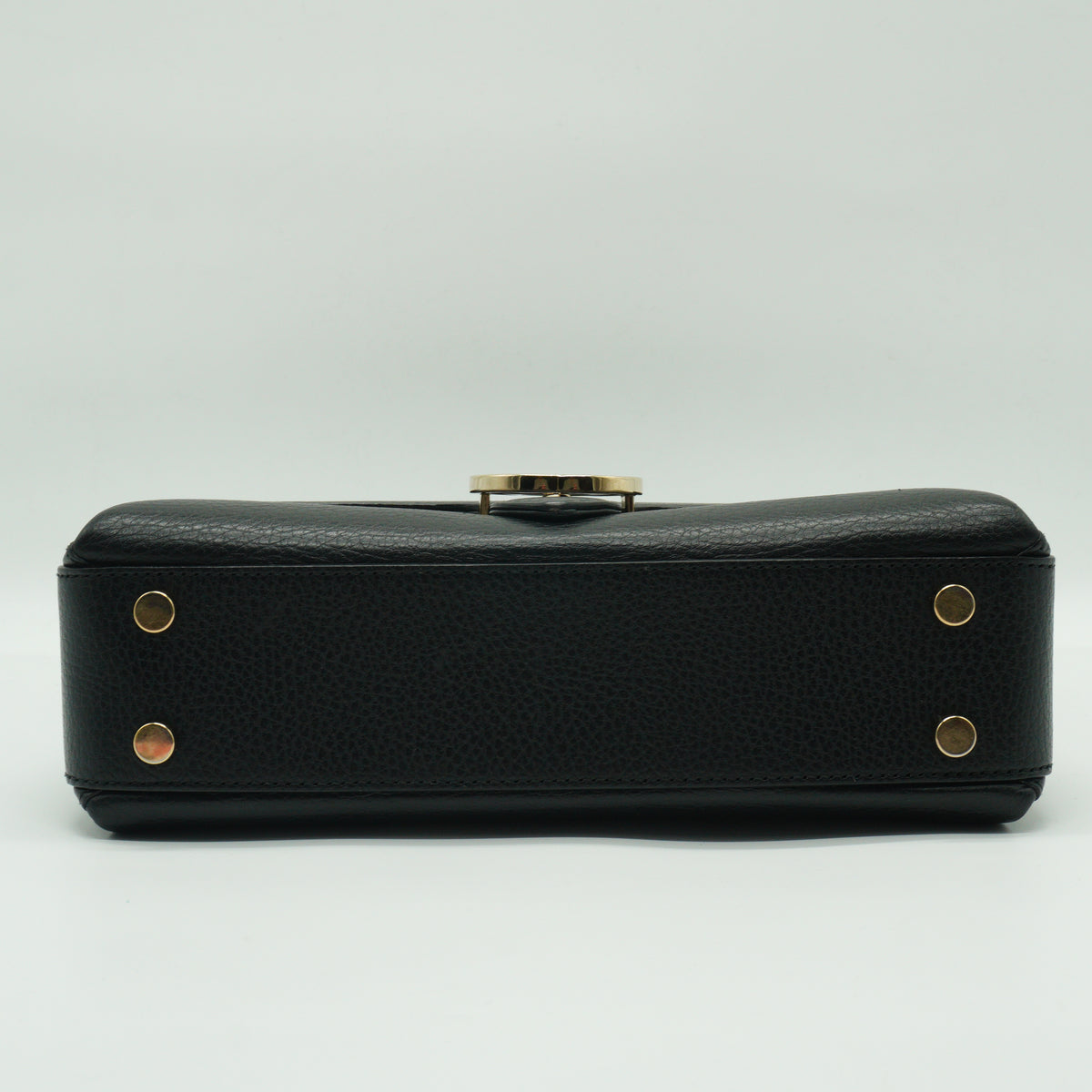 Gucci	GG Interlocking Top Handle Small Crossbody Black Bag SHW