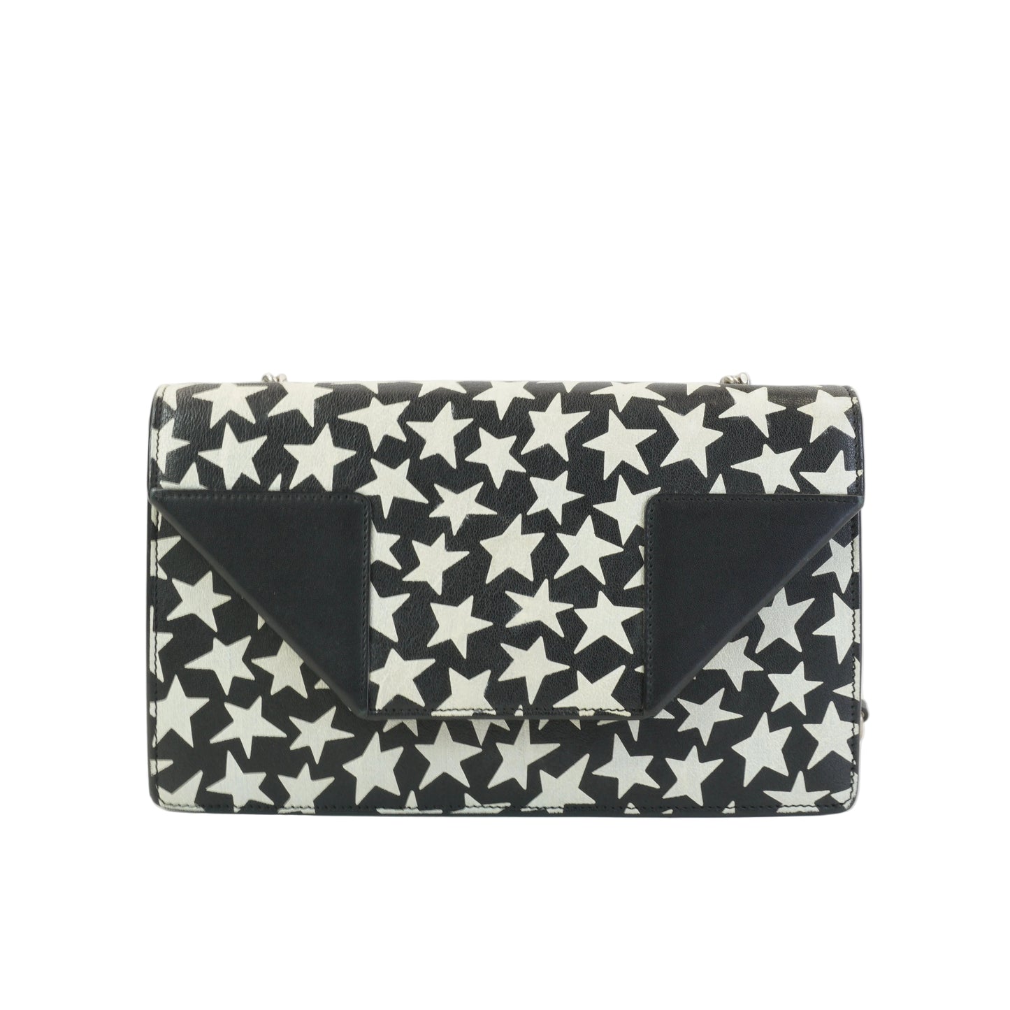 YSL	Star Pattern Bag Mini Black & White SHW