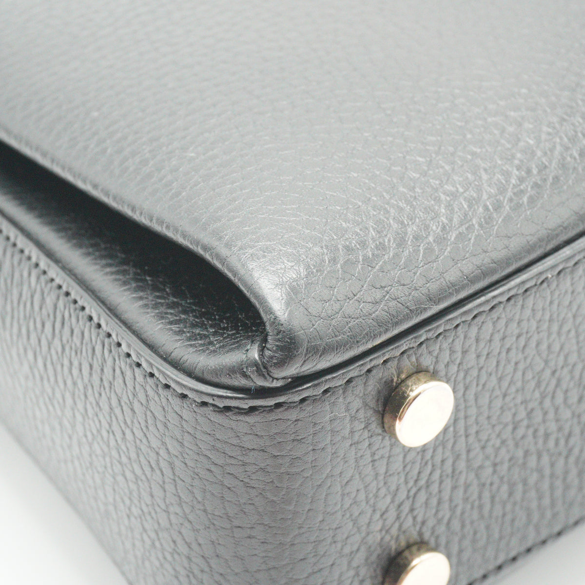 Gucci	GG Interlocking Top Handle Small Crossbody Black Bag SHW