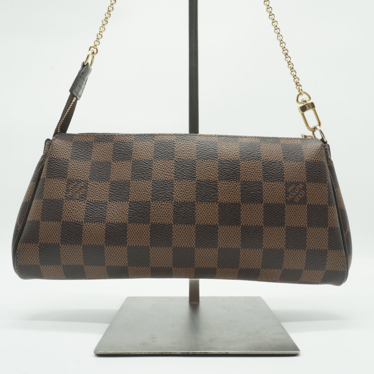 Louis Vuitton	Damier Ebene Eva Clutch Medium GHW