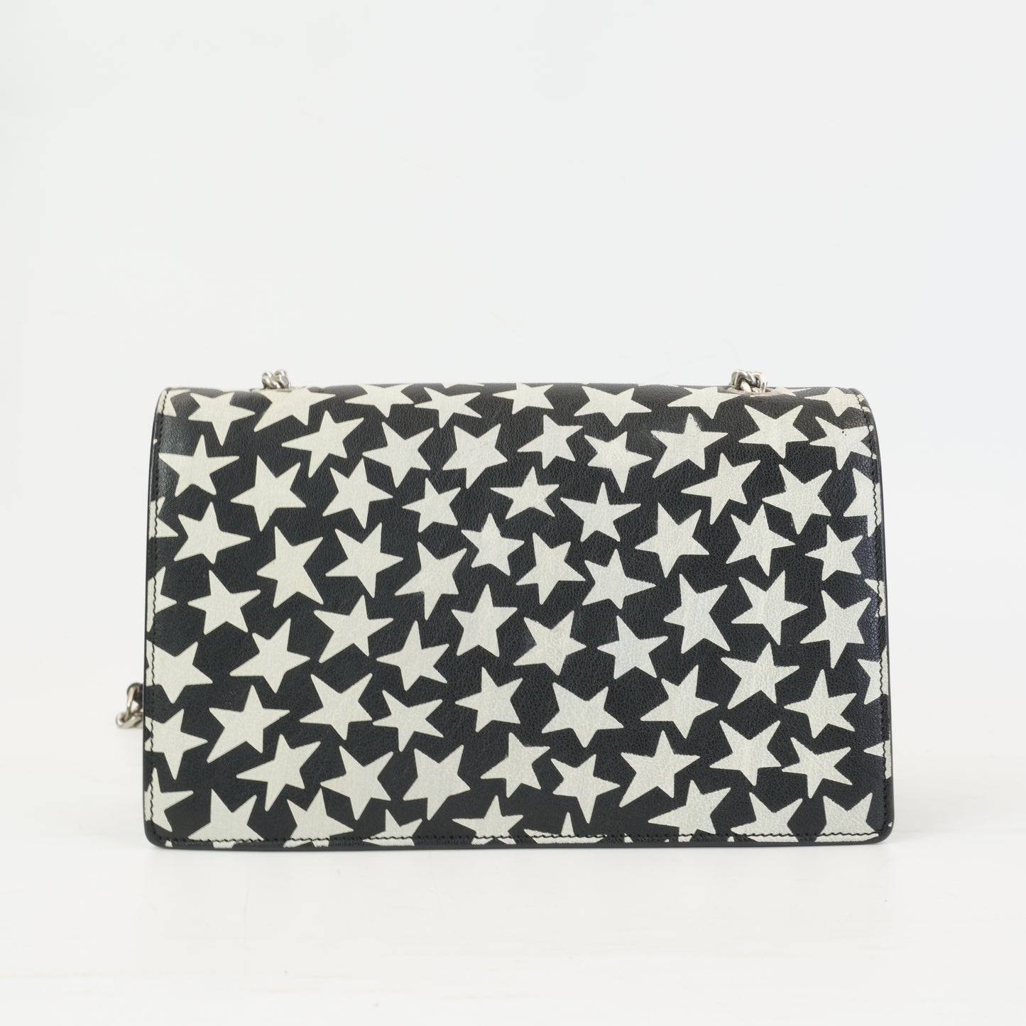 YSL	Star Pattern Bag Mini Black & White SHW