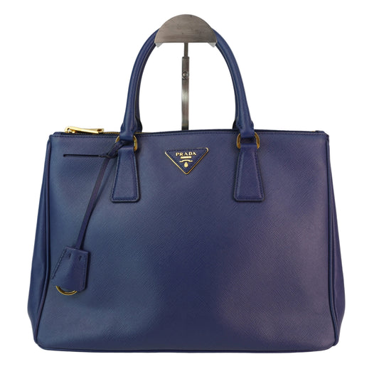 Prada  Galleria Saffiano Lux Tote Blue