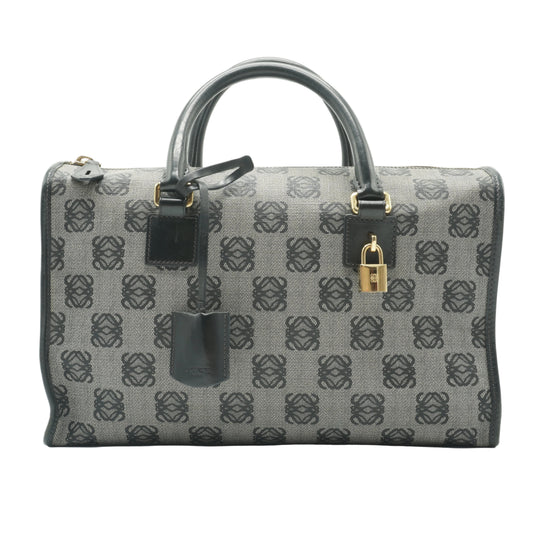 Loewe	"Anagram Amazona Large Hand Bag  Black GHW "