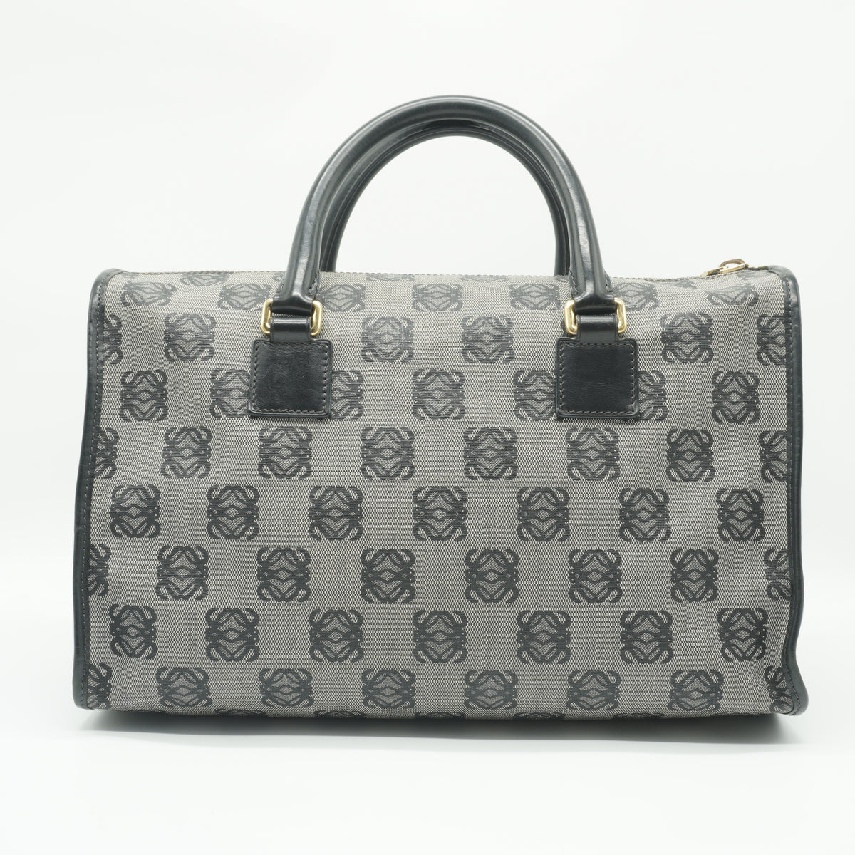 Loewe	"Anagram Amazona Large Hand Bag  Black GHW "