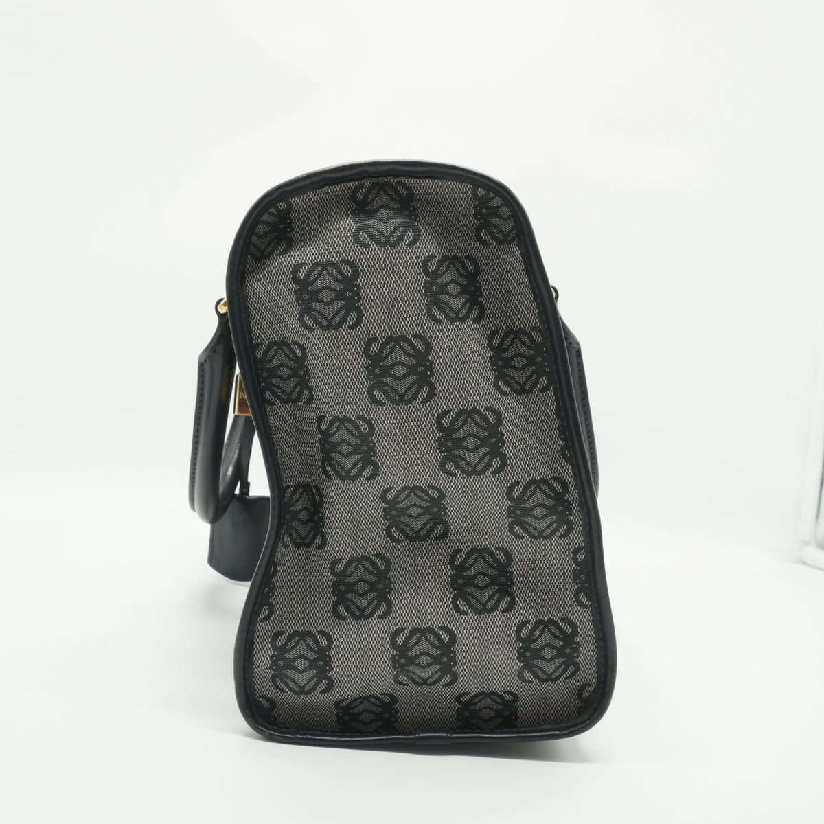 Loewe	"Anagram Amazona Large Hand Bag  Black GHW "