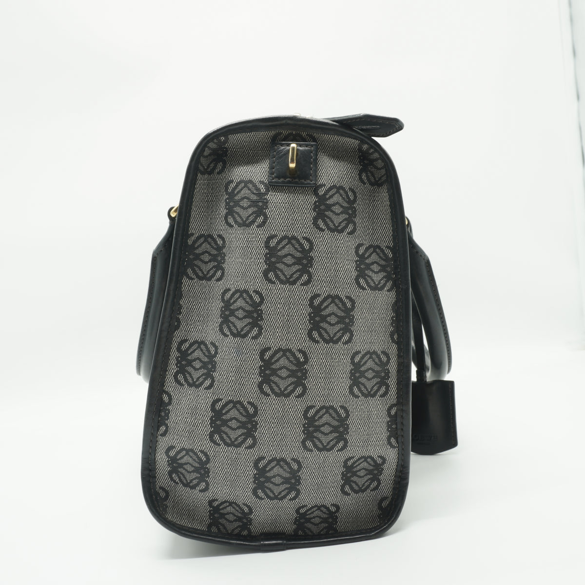 Loewe	"Anagram Amazona Large Hand Bag  Black GHW "