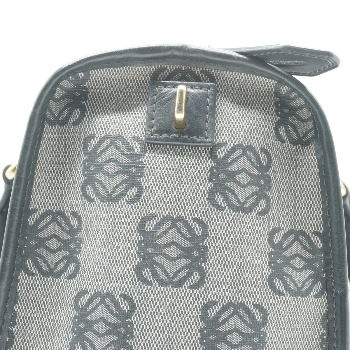Loewe	"Anagram Amazona Large Hand Bag  Black GHW "