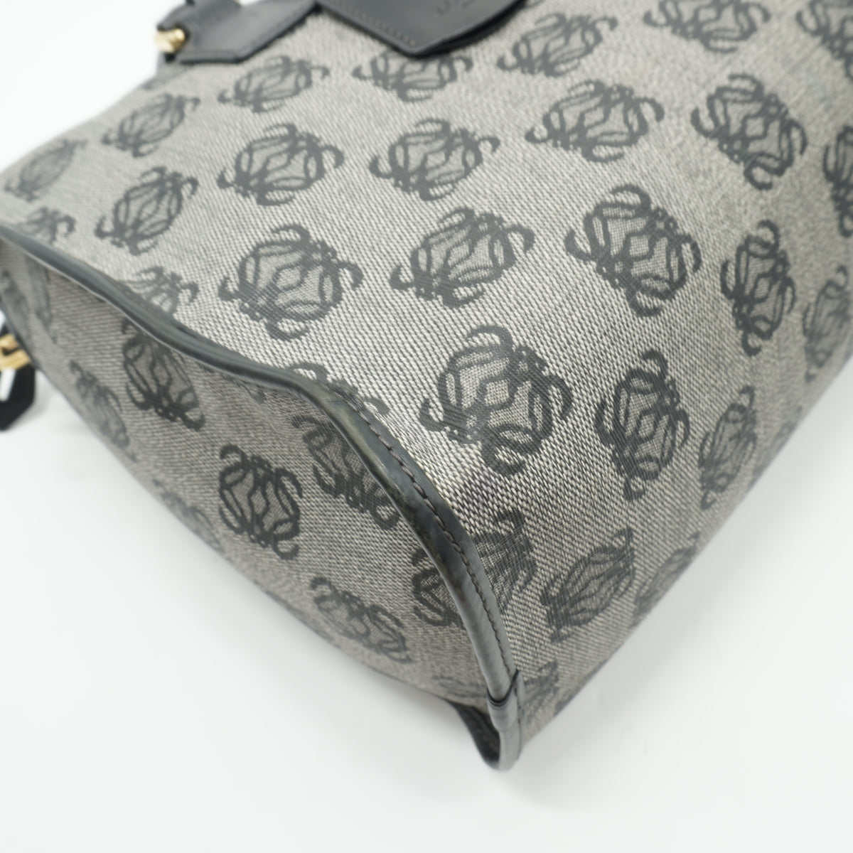 Loewe	"Anagram Amazona Large Hand Bag  Black GHW "