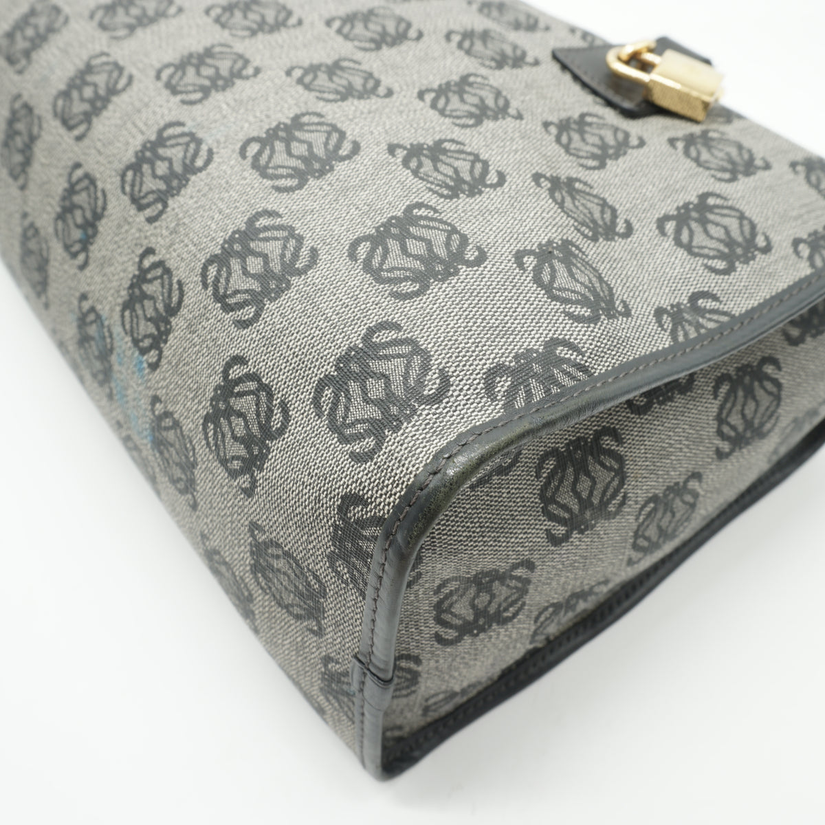 Loewe	"Anagram Amazona Large Hand Bag  Black GHW "