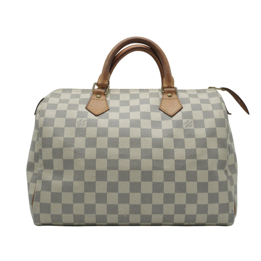 Louis Vuitton	Speedy 30 Damier Azur GHW