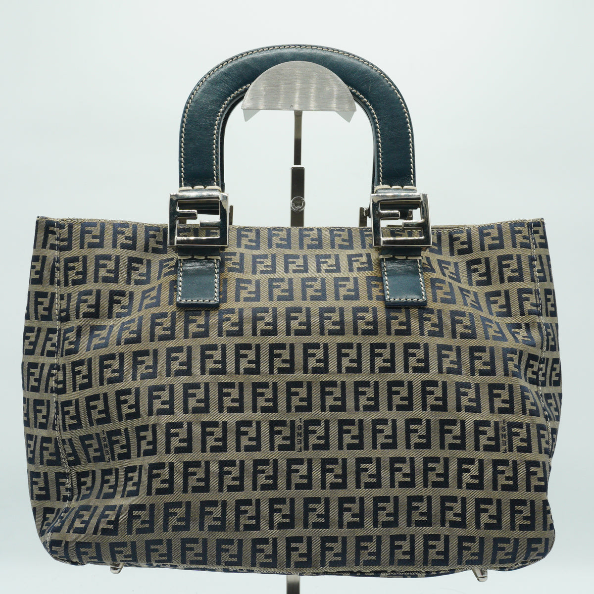 Fendi	Zucchino Canvas Tote Medium SHW