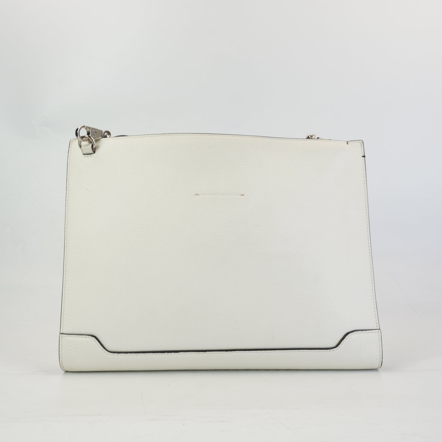 Christian Louboutin Silky Pouch White Medium SHW