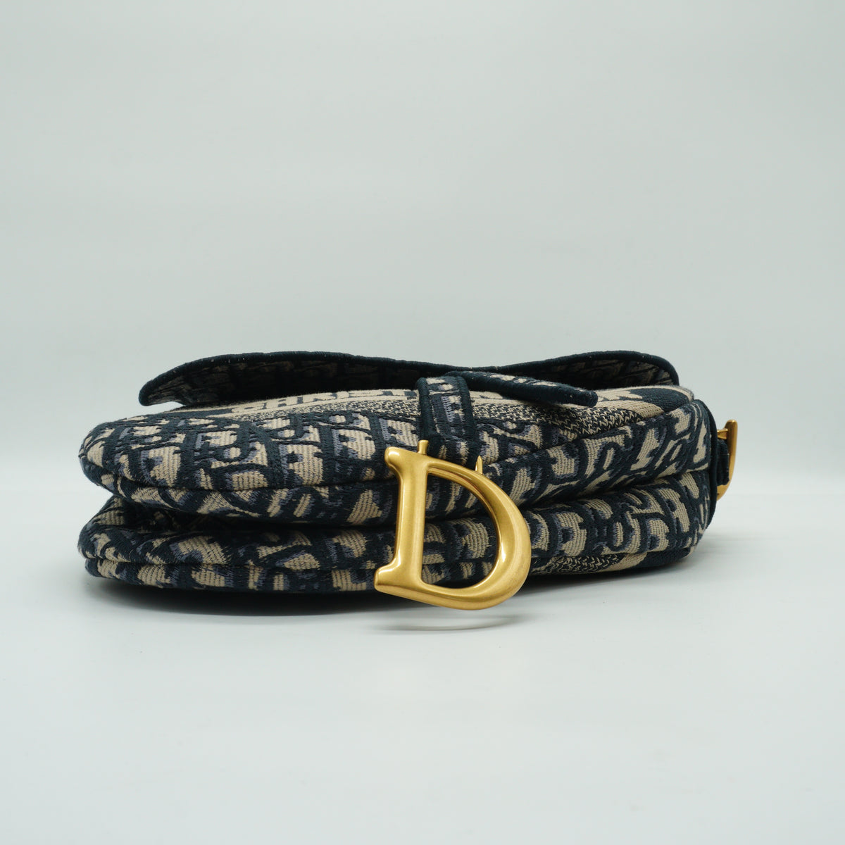 Dior	Oblique Blue Mediume GHW