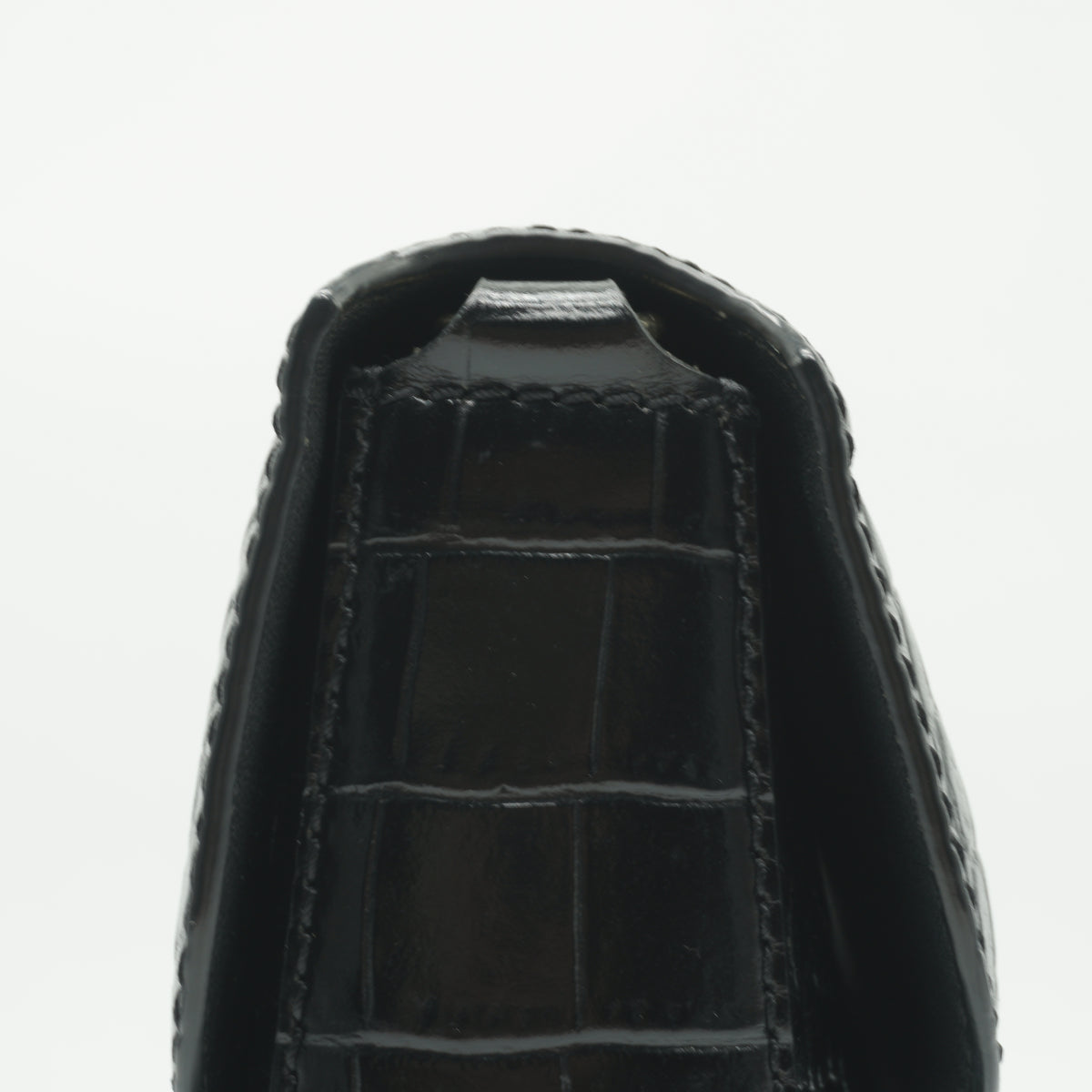 Givenchy	"Black Croc Embossed Leather Small Nobile Crossbody Black GHW"