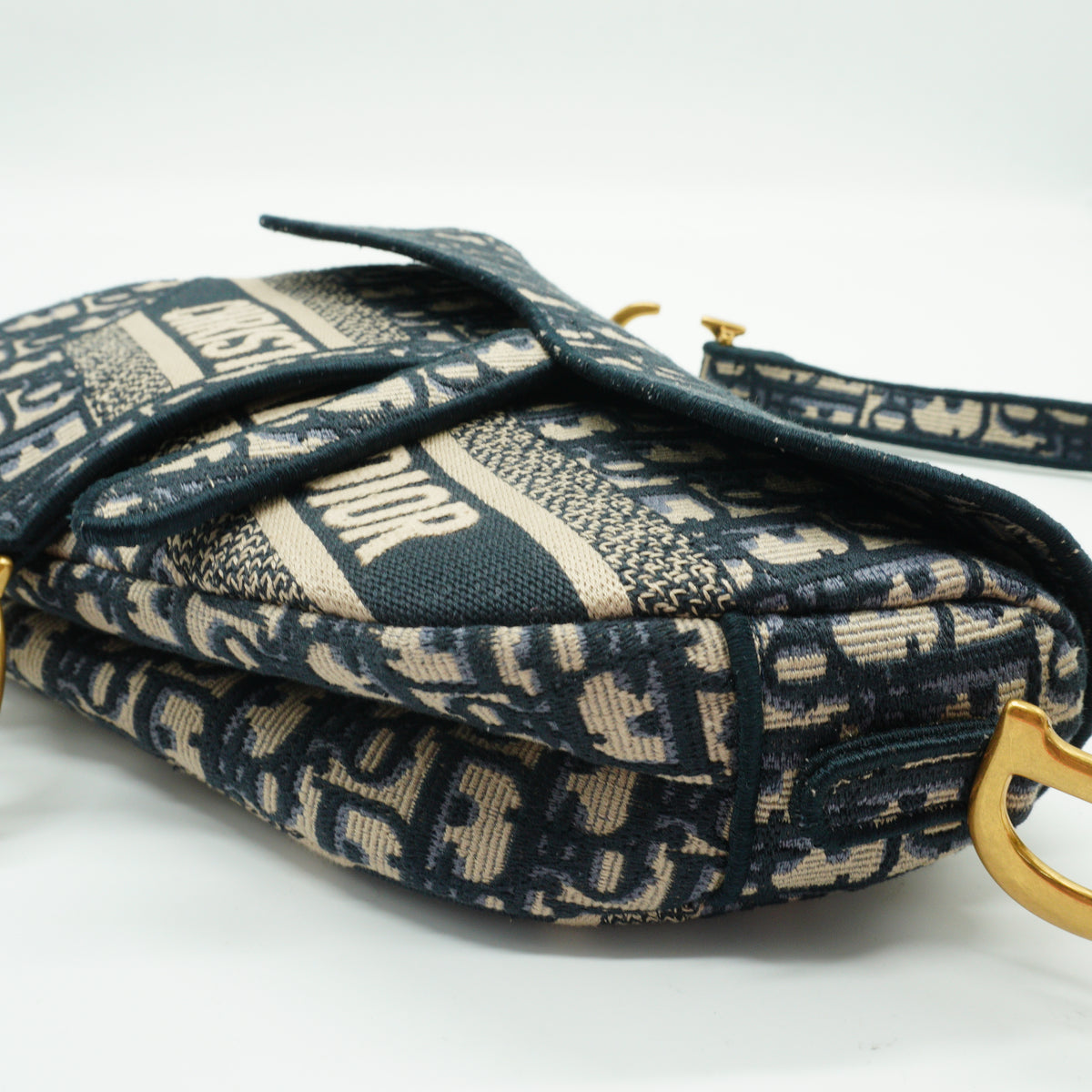 Dior	Oblique Blue Mediume GHW