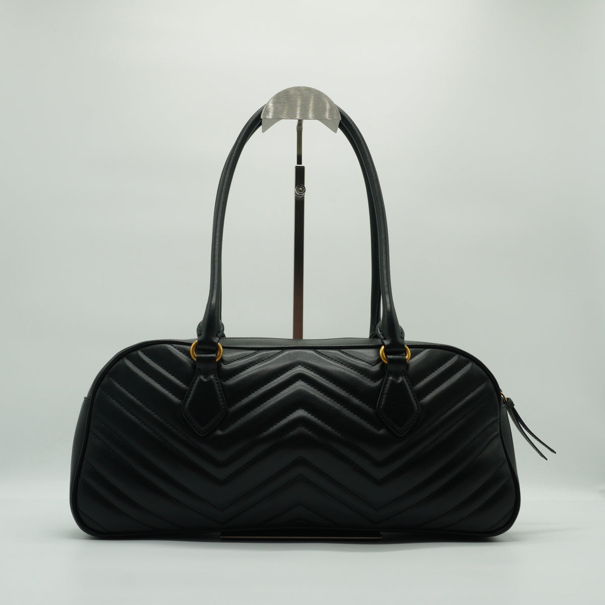 Gucci	GG Marmont Top Handle Bag Black Large GHW