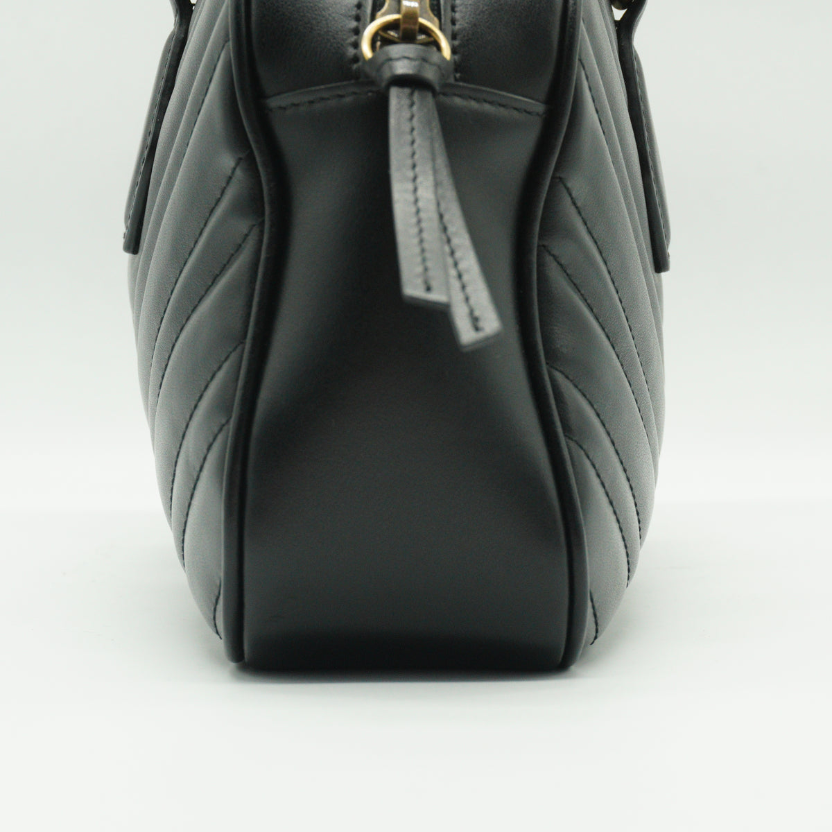 Gucci	GG Marmont Top Handle Bag Black Large GHW